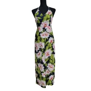 Into Size 8 Floral Halter Jumpsuit, Excellent Used Condition